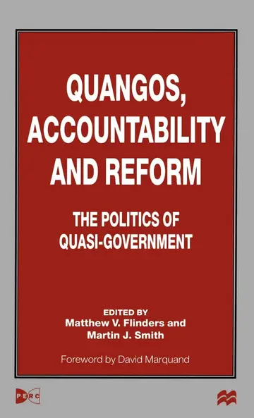 Cover of Quangos, Accountability and Reform