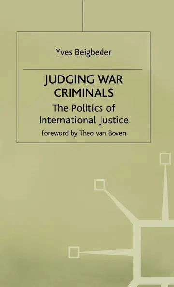 Cover of Judging War Criminals