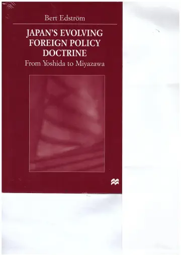 Cover of Japan's Evolving Foreign Policy Docrine