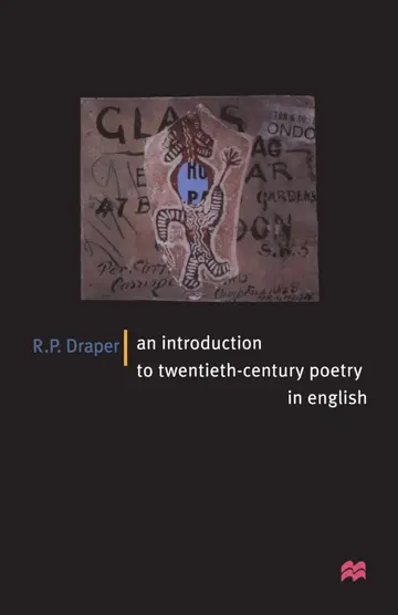 Cover of An Introduction to Twentieth-Century Poetry in English
