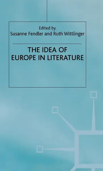 Cover of The Idea of Europe in Literature