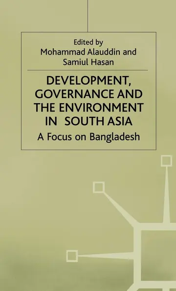 Cover of Development, Governance and the Environment in South Asia