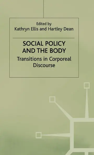 Cover of Social Policy and the Body