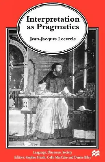 Cover of Interpretation as Pragmatics
