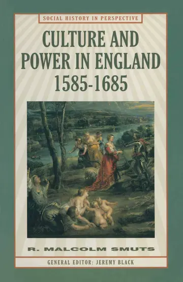 Cover of Culture and Power in England, 1585–1685