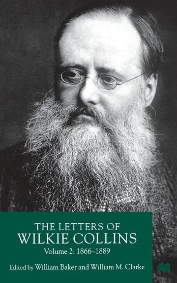 Cover of The Letters of Wilkie Collins
