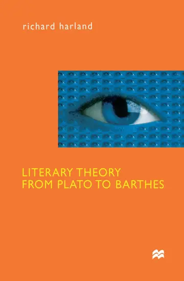 Cover of Literary Theory from Plato to Barthes