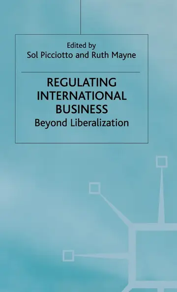 Cover of Regulating International Business