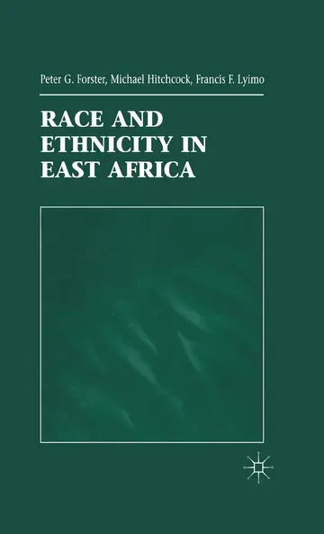 Cover of Race and Ethnicity in East Africa