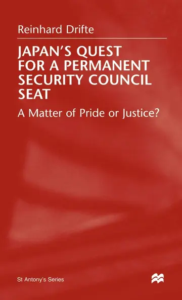 Cover of Japan's Quest for A Permanent Security Council Seat