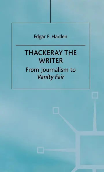 Cover of Thackeray the Writer