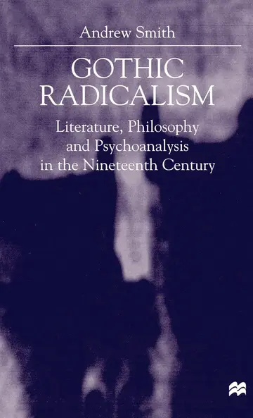 Cover of Gothic Radicalism