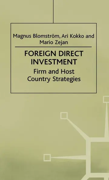 Cover of Foreign Direct Investment