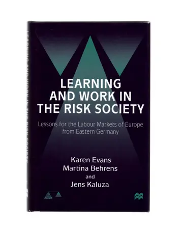 Cover of Learning and Work in the Risk Society