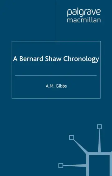 Cover of A Bernard Shaw Chronology