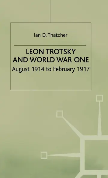 Cover of Leon Trotsky and World War One