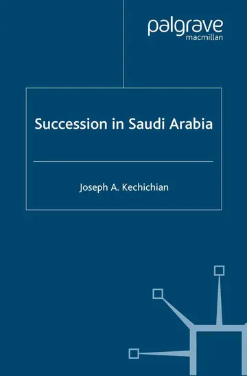 Cover of Succession in Saudi Arabia