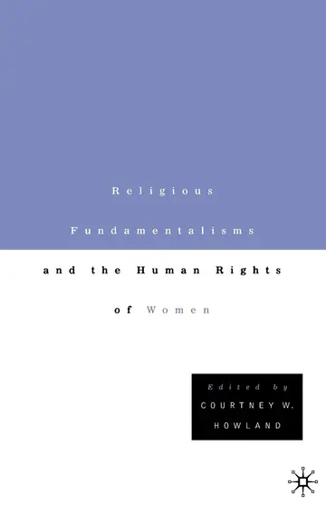 Cover of Religious Fundamentalisms and the Human Rights of Women