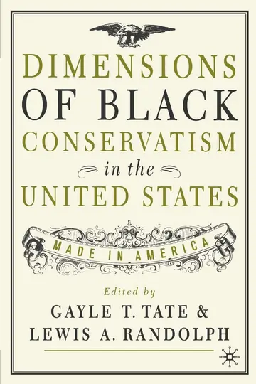 Cover of Dimensions of Black Conservatism in the United States