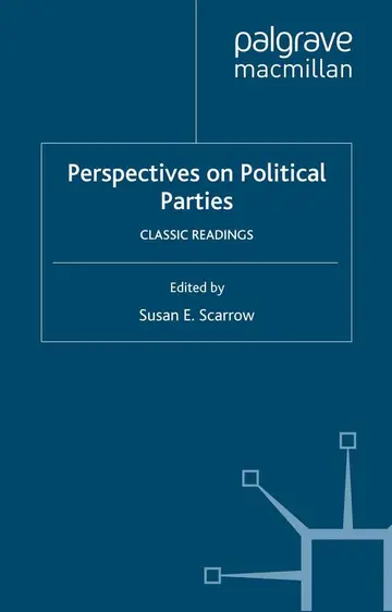 Cover of Perspectives on Political Parties