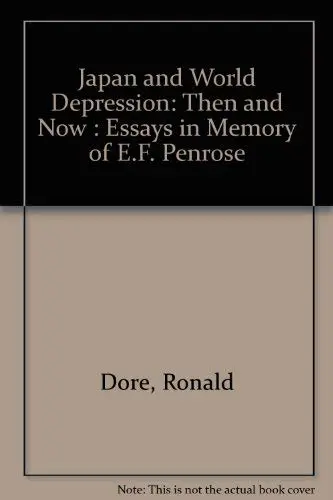Cover of Japan and World Depression