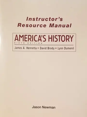 Cover of Instructor's Resource Manual