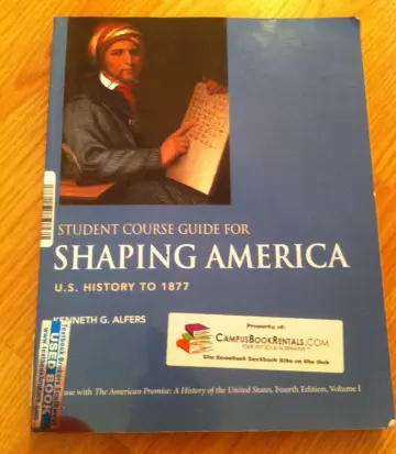 Cover of Student Course Guide for Shaping America