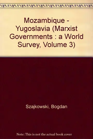 Cover of Mozambique - Yugoslavia