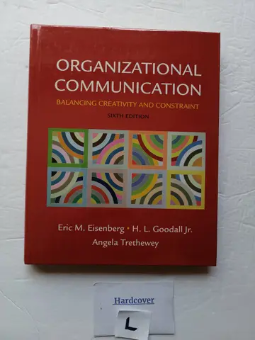 Cover of Organizational Communication