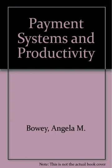 Cover of Payment Systems and Productivity