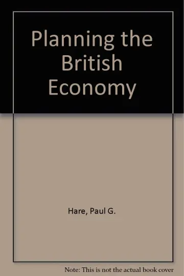 Cover of Planning the British Economy
