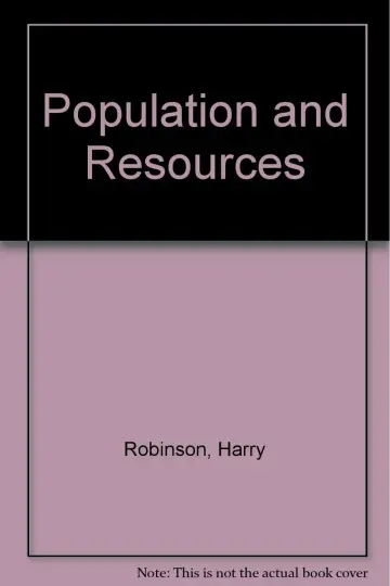 Cover of Population and Resources