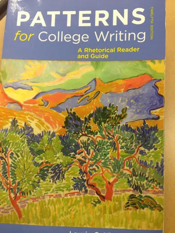 Cover of Patterns for College Writing