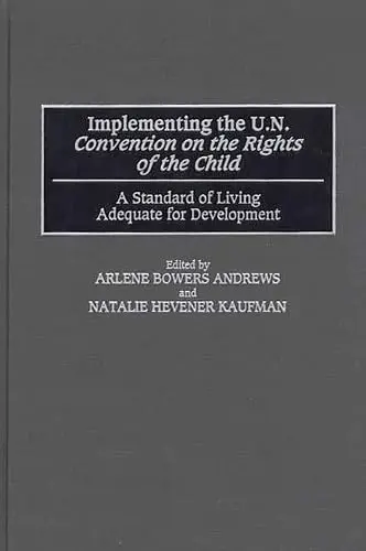 Cover of Implementing the Un Convention on the Rights of the Child