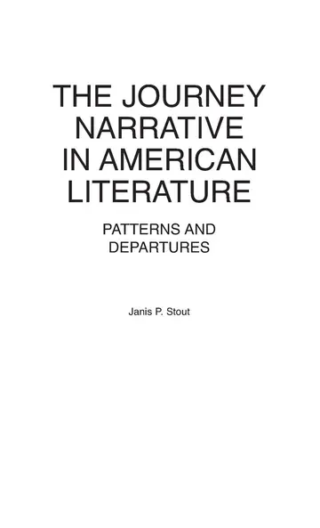 Cover of The Journey Narrative in American Literature
