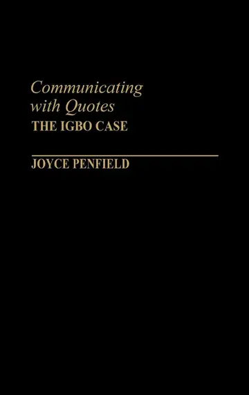 Cover of Communicating with Quotes