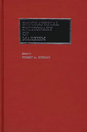 Cover of Biographical Dictionary of Marxism