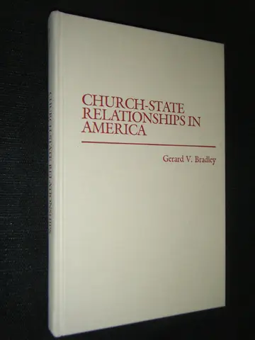 Cover of Church-State Relationships in America