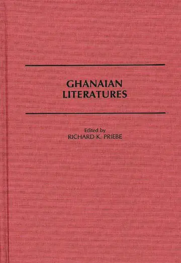 Cover of Ghanaian Literatures