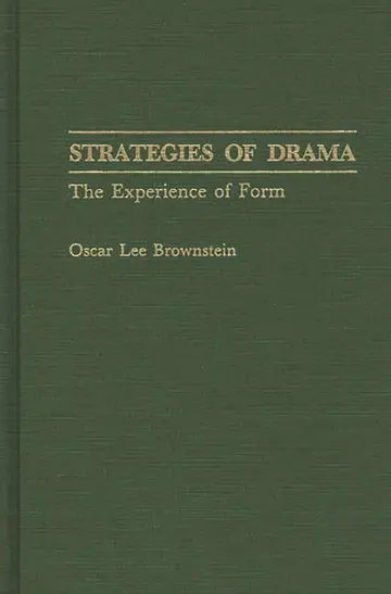 Cover of Strategies of Drama