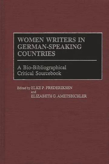 Cover of Women Writers in German-Speaking Countries