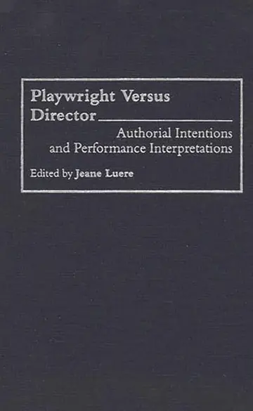 Cover of Playwright Versus Director