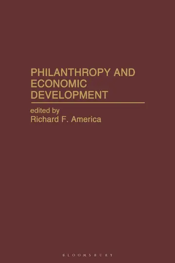 Cover of Philanthropy and Economic Development