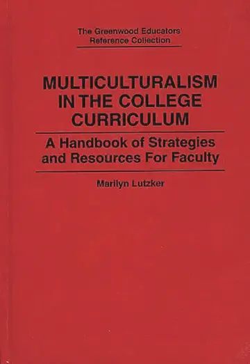 Cover of Multiculturalism in the College Curriculum