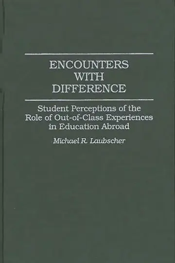 Cover of Encounters with Difference