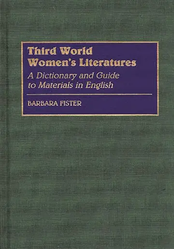 Cover of Third World Women's Literatures