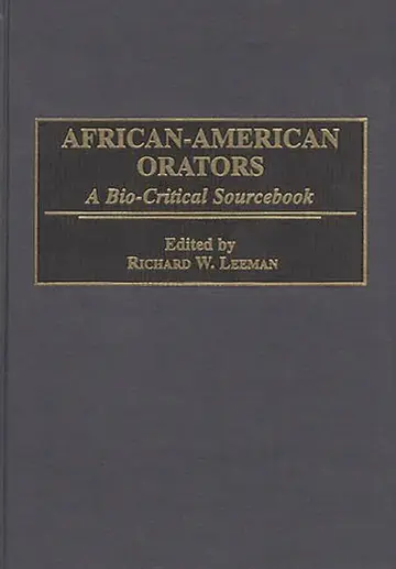 Cover of African-American Orators