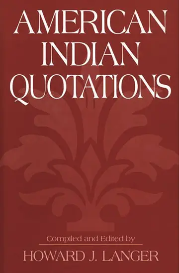 Cover of American Indian Quotations