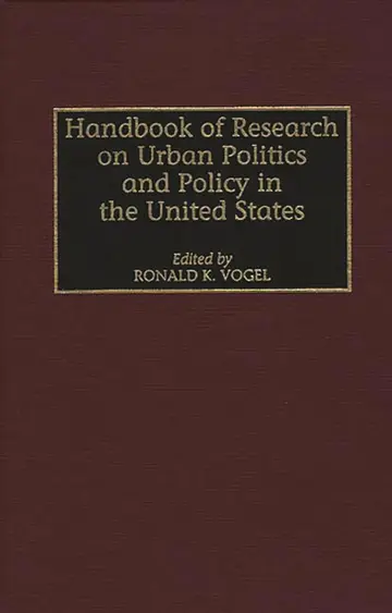 Cover of Handbook of Research on Urban Politics and Policy in the United States