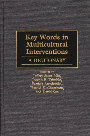 Cover of Key Words in Multicultural Interventions